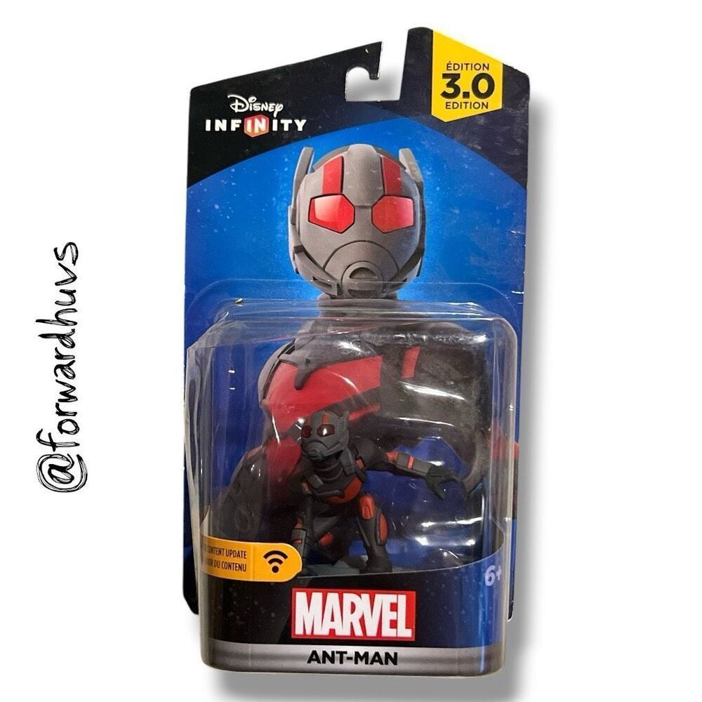 Disney Infinity 3.0 – Ant‑Man Figure – Sticker Adhesive Damage on Box